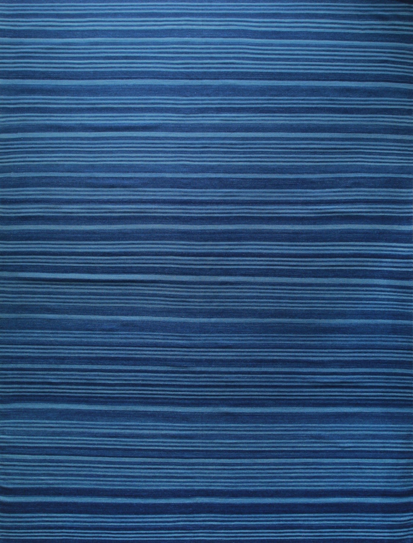 Azure Tranquility Flat Weave Rug