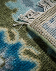 Inviting Kazak Light Green Hand Knotted Wool Rug - view 12