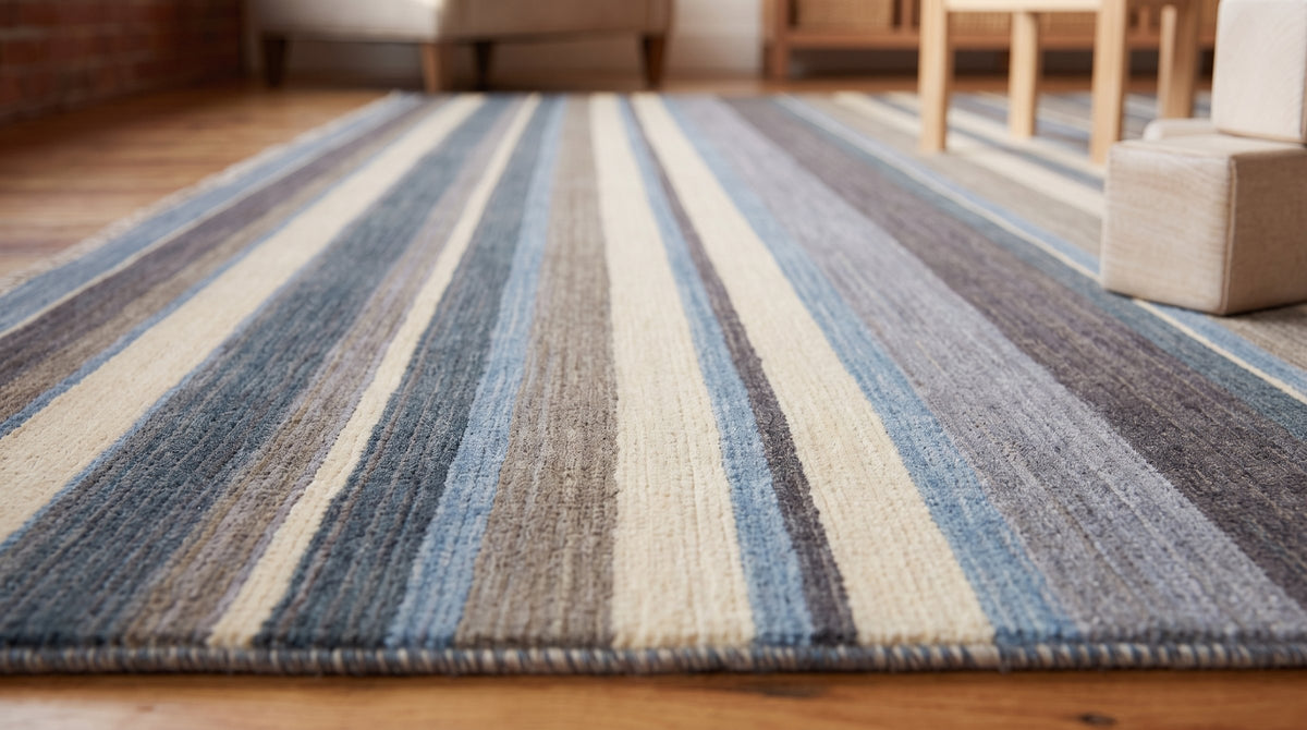 Lila Fiona Multicolor Handmade Wool Rug in a kids room