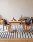 Majestic Laine Multicolor Flatweave Wool Rug in a kids room