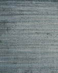 Blue Contemporary Transitional Hand-Loomed Wool Area Rug, 10' x 14'