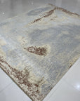 Twilight Mirage Gray Hand Knotted Wool Rug KC20000GD 6x9