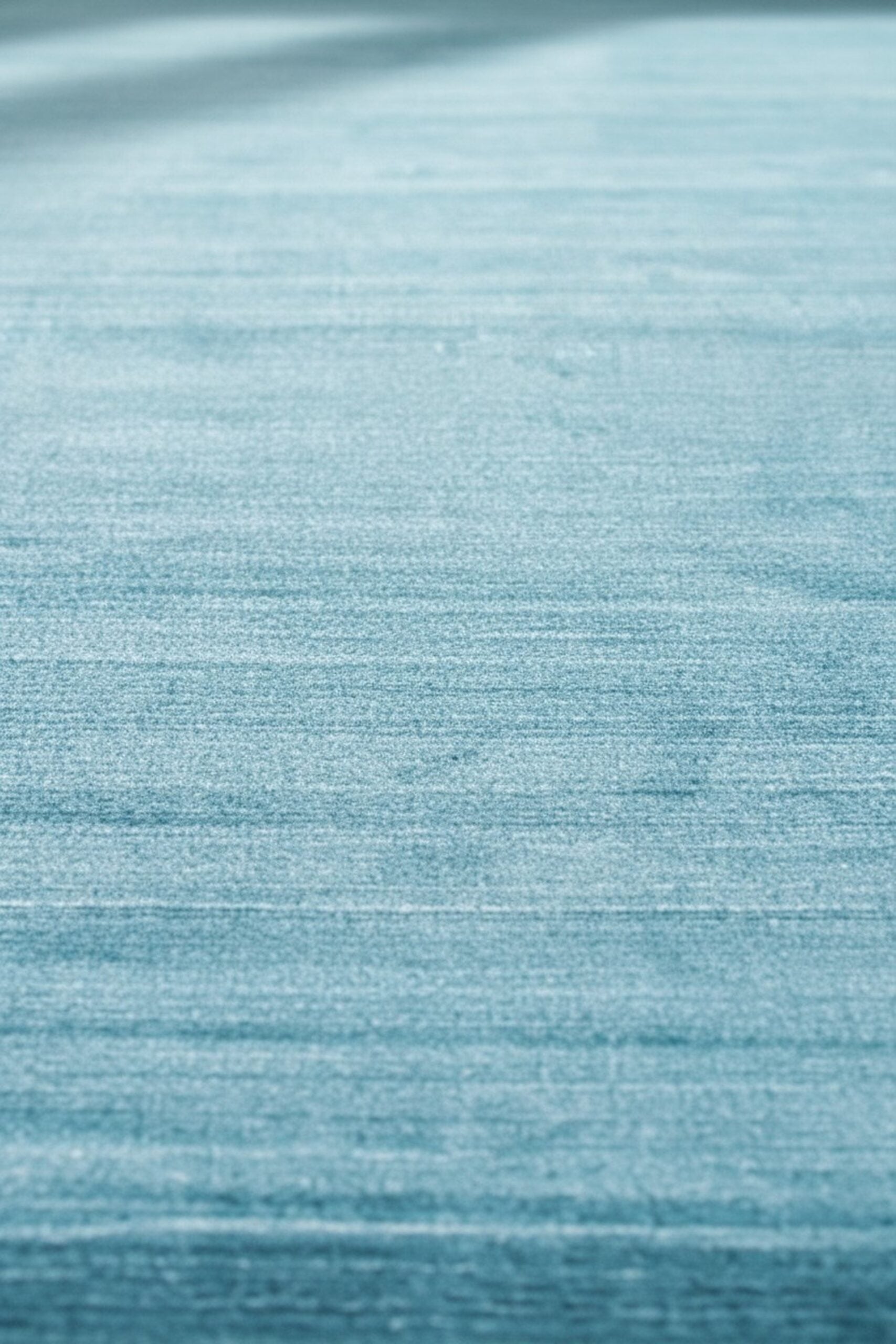 Blue contemporary solid handmade wool and viscose area rug