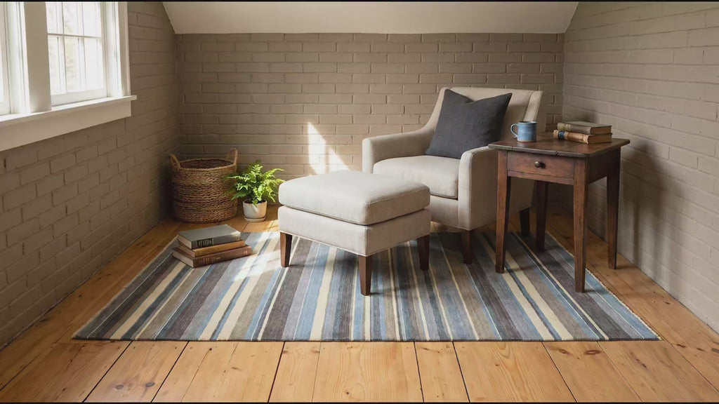 Lila Fiona Multicolor Handmade Wool Rug room scenes video