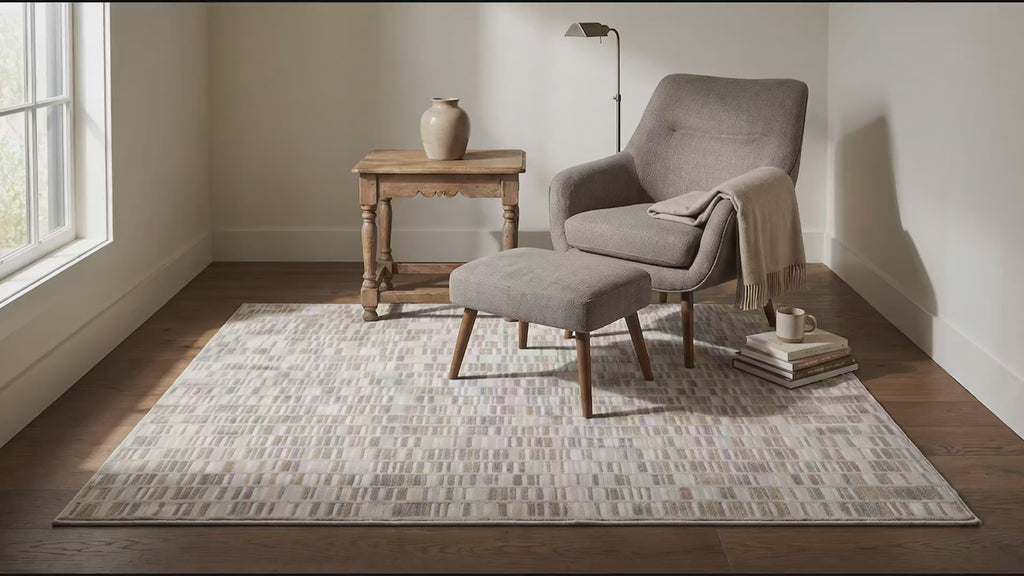 Freya Timeless Ivory Hand Knotted Wool Rug room scenes video