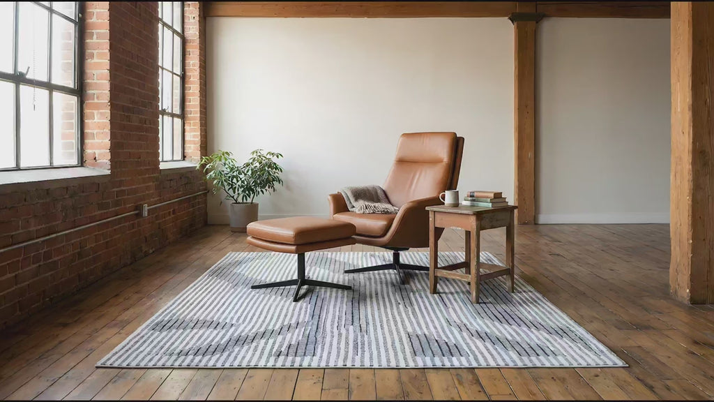 Classic Mira Gray Hand Knotted Wool Rug room scenes video