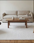 Handcrafted Artisan Ivory Hand Tufted Wool Rug room scenes video