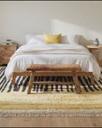 Mira Iris Yellow Hand Knotted Wool Rug room scenes video