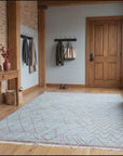Isla Moroccan Blue Hand Knotted Wool Rug room scenes video