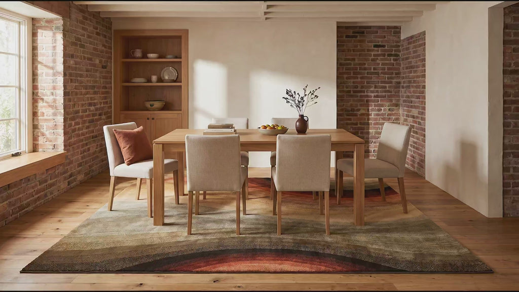 Stylish Sloane Multicolor Hand Tufted Wool Rug room scenes video