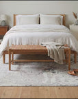 Sumptuous Lila Beige and Gray Machine Made Wool Rug room scenes video