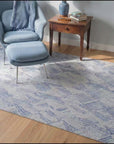 Para Nadia Blue and Ivory Hand Tufted Wool Rug room scenes video