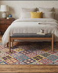 Nadia Kilim Multicolor Flatweave Wool Rug room scenes video