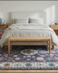 Cassandra Kazak Purple Hand Knotted Wool Rug room scenes video