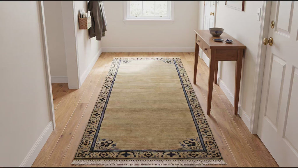 Lila Timeless Beige Hand Knotted Wool Rug room scenes video