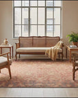 Lydia Jasmine Red Hand Knotted Wool Rug room scenes video