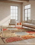 Artistic Sumptuous Beige Hand Tufted Wool Rug room scenes video