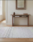Jasmine Moroccan Ivory Hand Knotted Wool Rug room scenes video