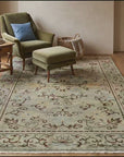 Elena Rustic Green Hand Knotted Wool Rug room scenes video