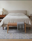 Tessa Maya Gray Hand Knotted Wool Rug room scenes video