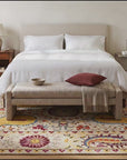 Chic Delicate Ivory Hand Tufted Wool Rug room scenes video