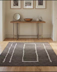 Talia Delicate Brown Flatweave Wool Rug room scenes video