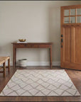 Trendy Diamond Gray Hand Knotted Wool Rug room scenes video