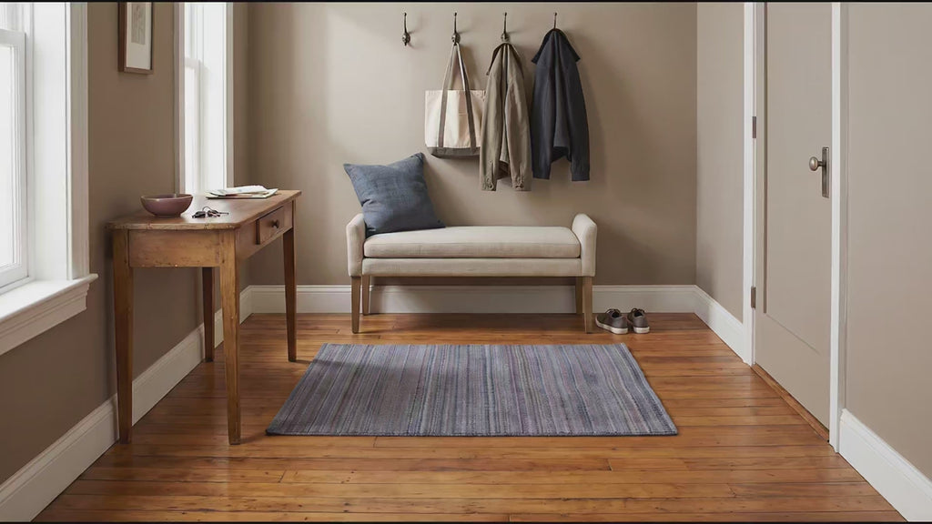 Radiant Chic Multicolor Handmade Wool Rug room scenes video