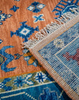 Ava Kazak Rust Hand Knotted Wool Rug - view 12
