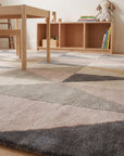 Trendy Classic Multicolor Hand Tufted Wool Rug in a kids room