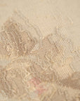 Vintage Aubusson Flat Weave Wool Rug, Pastel Rose Bouquet