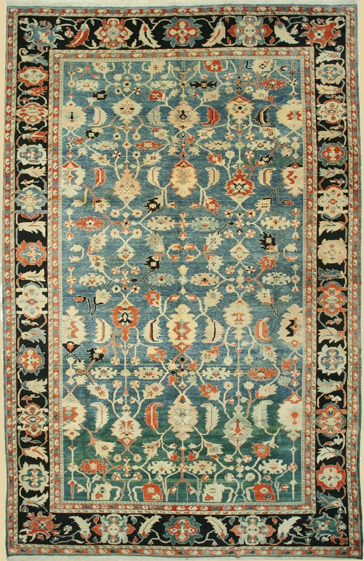 Aurora Blue Bergama Rug