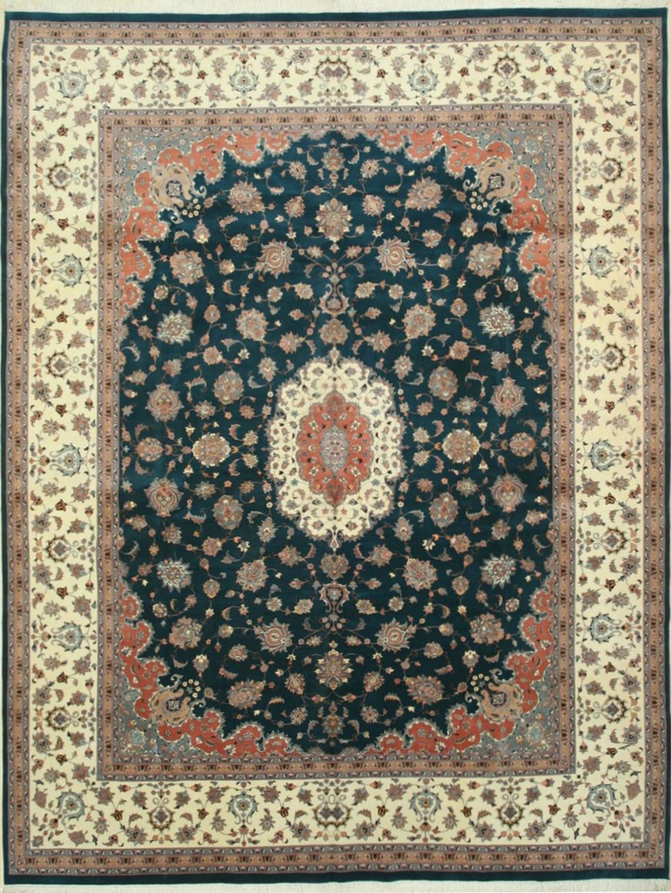 Verdant Oriental Harmony Rug