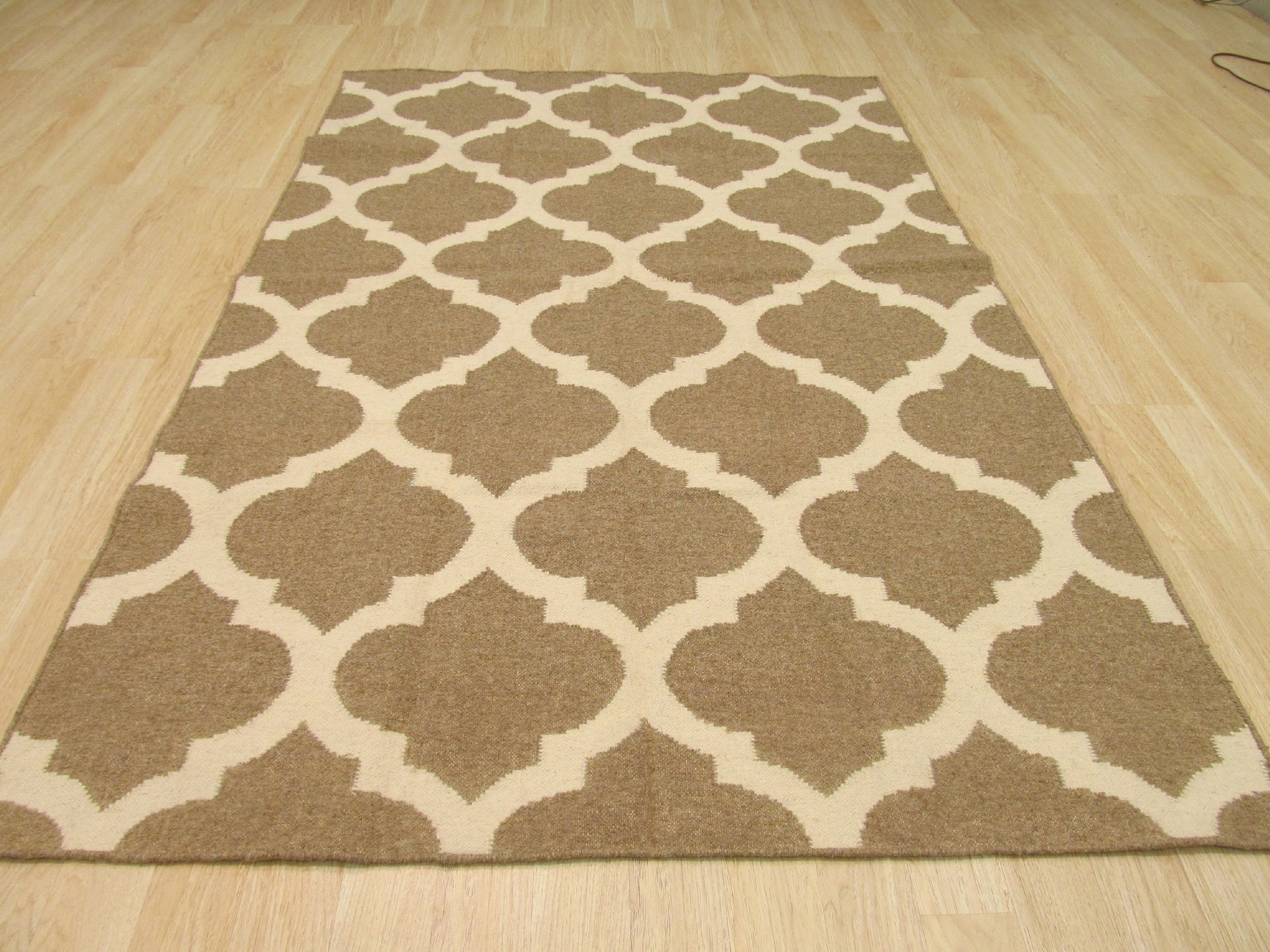 Desert Sands Moroccan Trellis Wool Rug