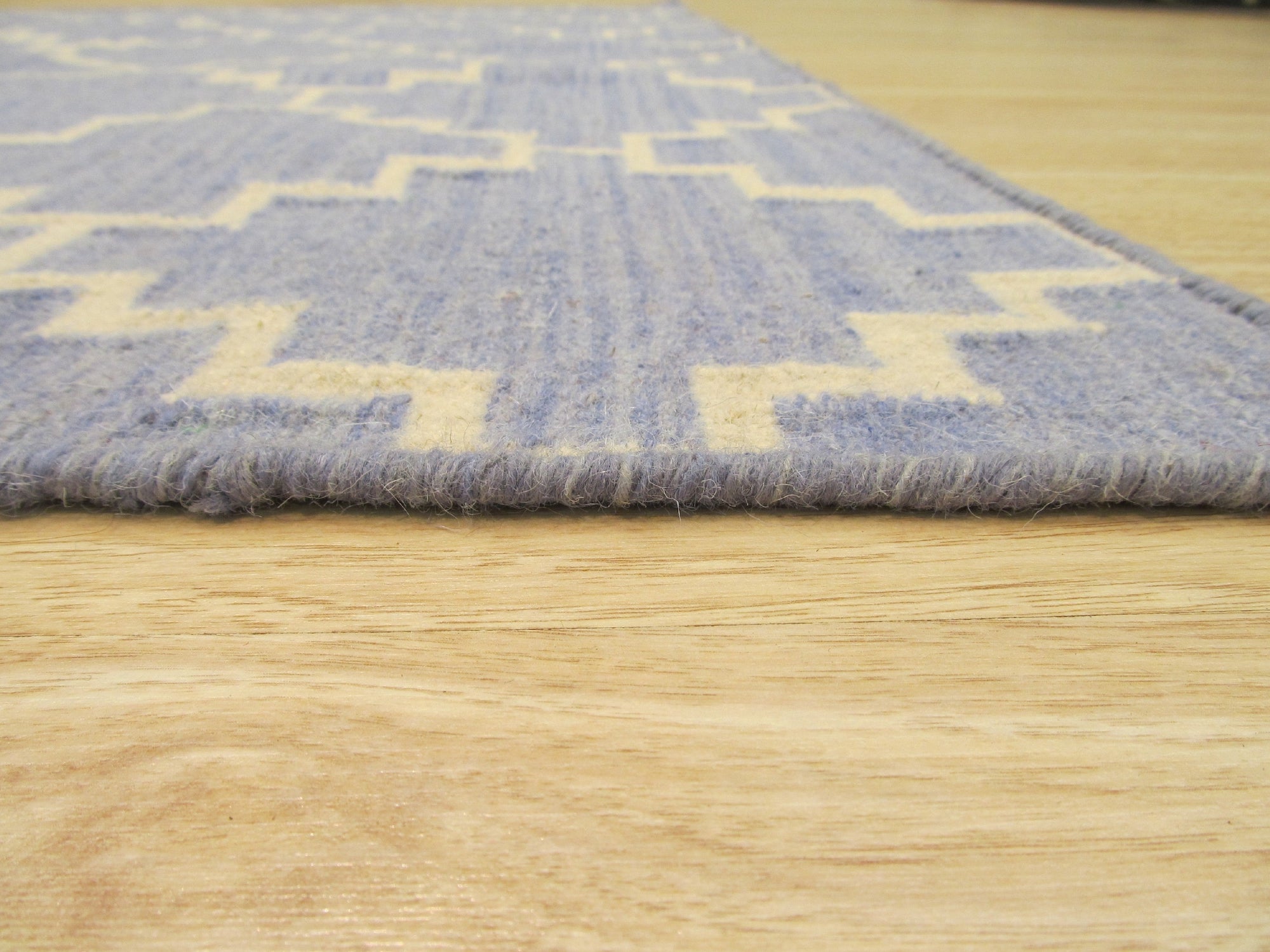 Sapphire Lattice Moroccan Rug