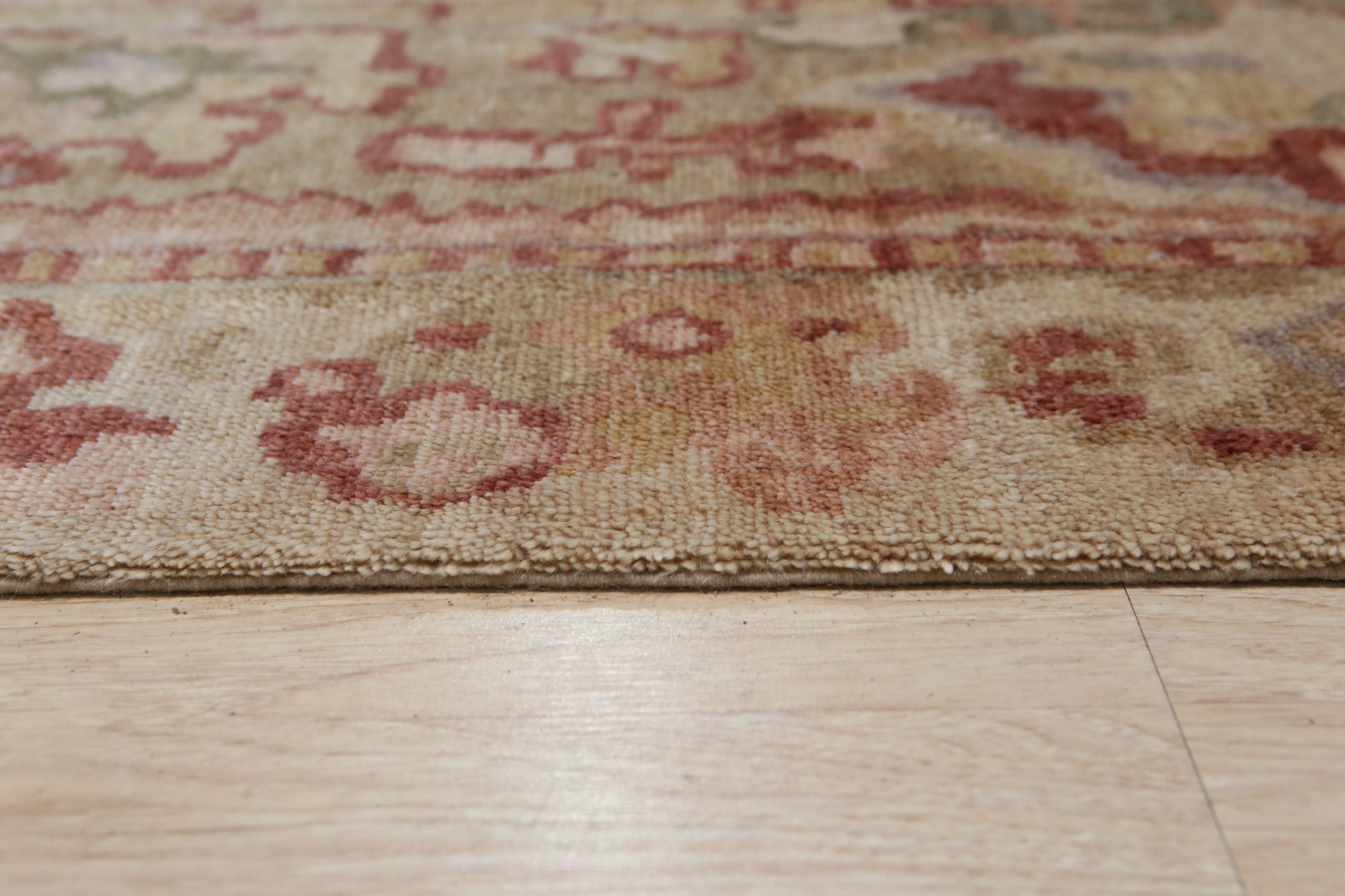 Timeless Elegance Oushak Hand-Knotted Mohair Rug