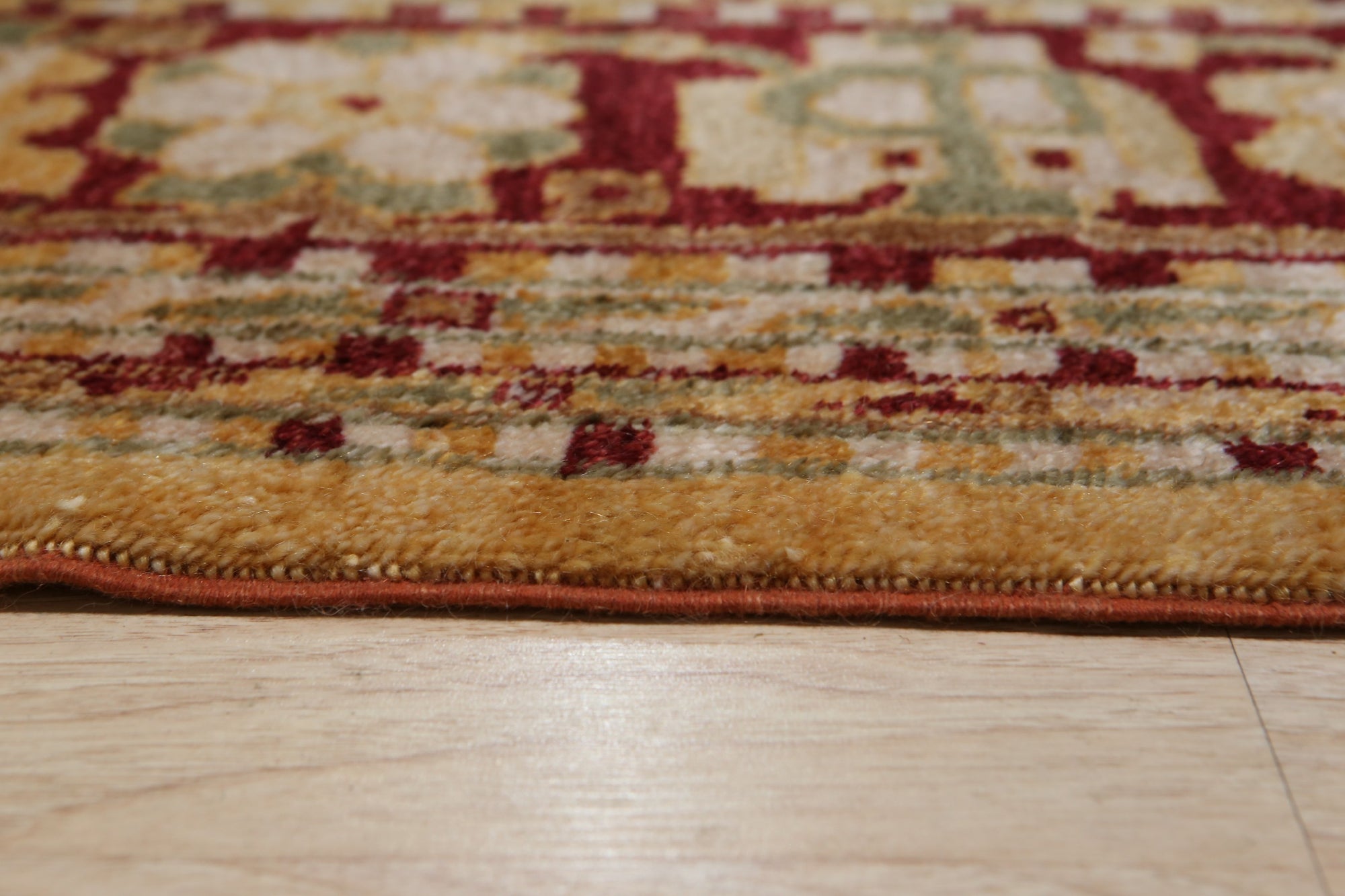 Lustrous Heritage Oushak Hand-Knotted Mohair Rug