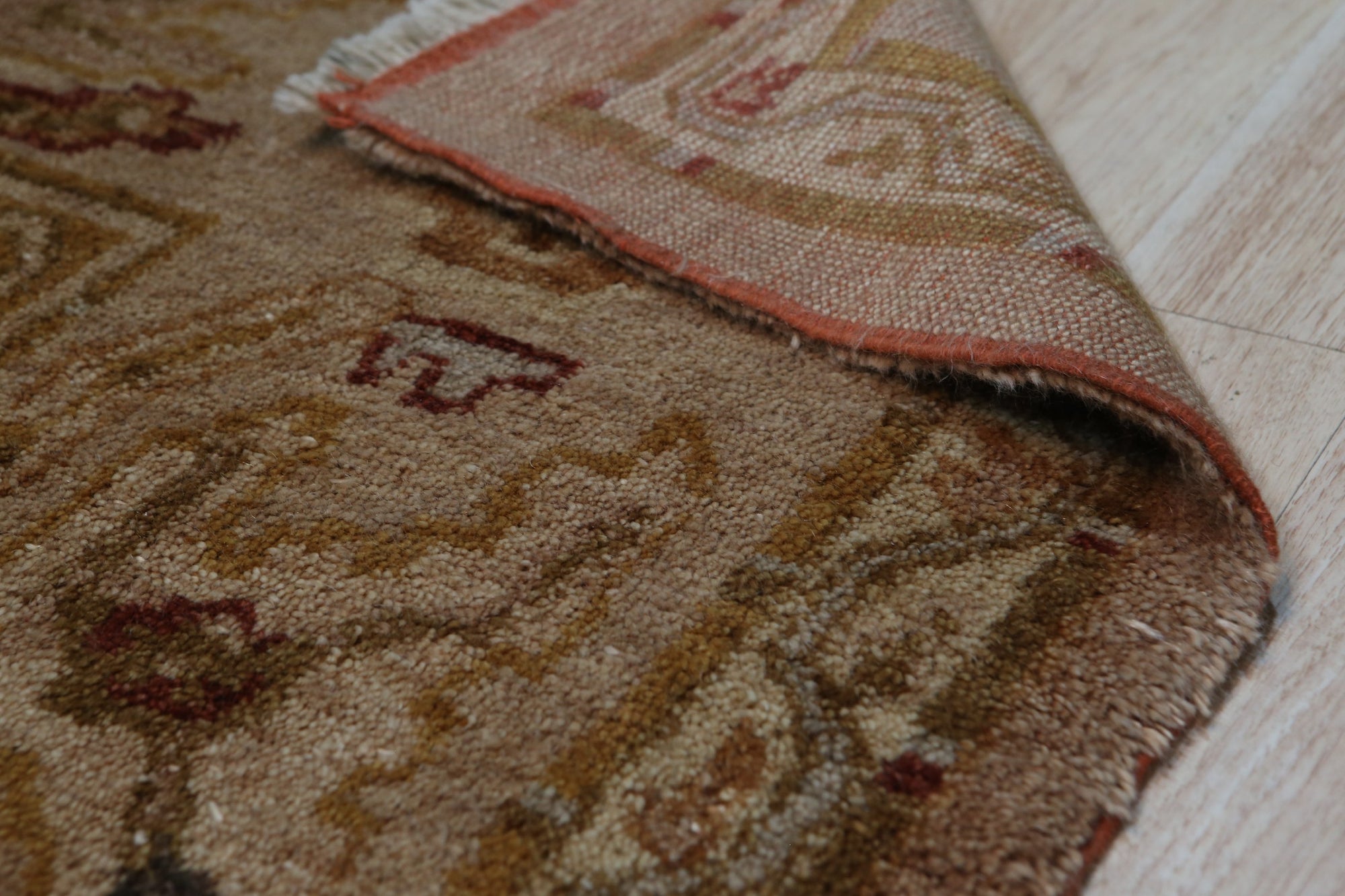 Classic Beauty Oushak Hand-Knotted Mohair Rug