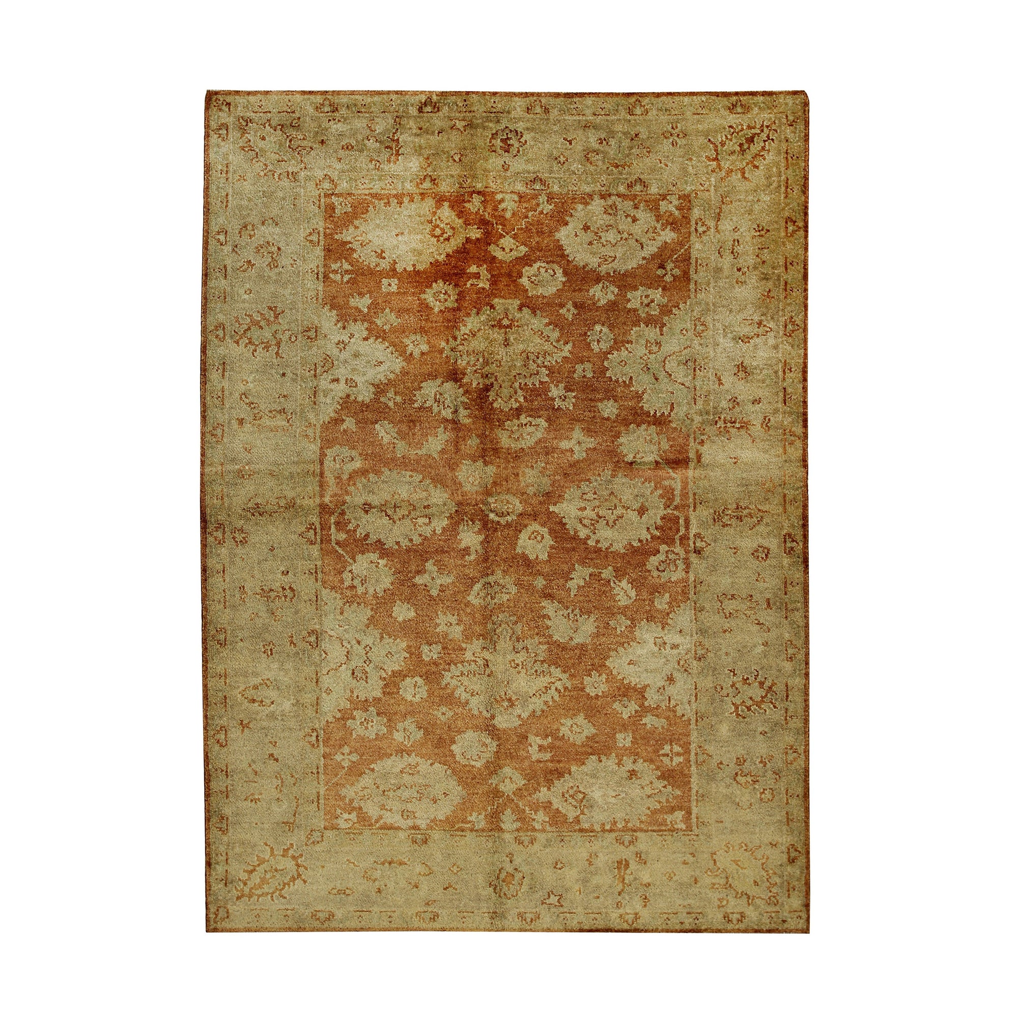 Vintage Red Ningxia Wool Rug