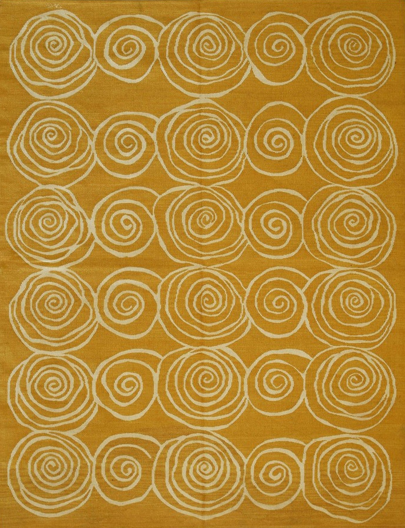 Gold Radiance Flatweave Rug