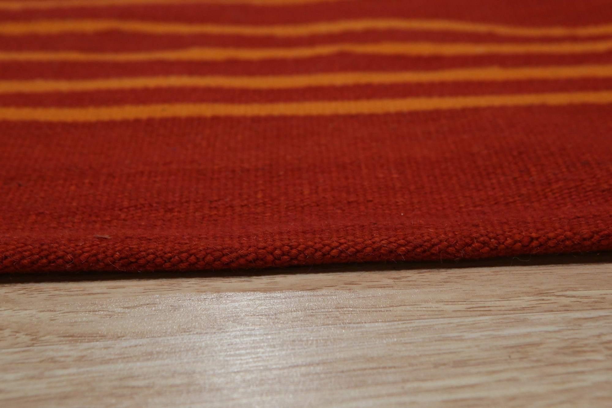 Scarlet Horizon Flatweave Rug