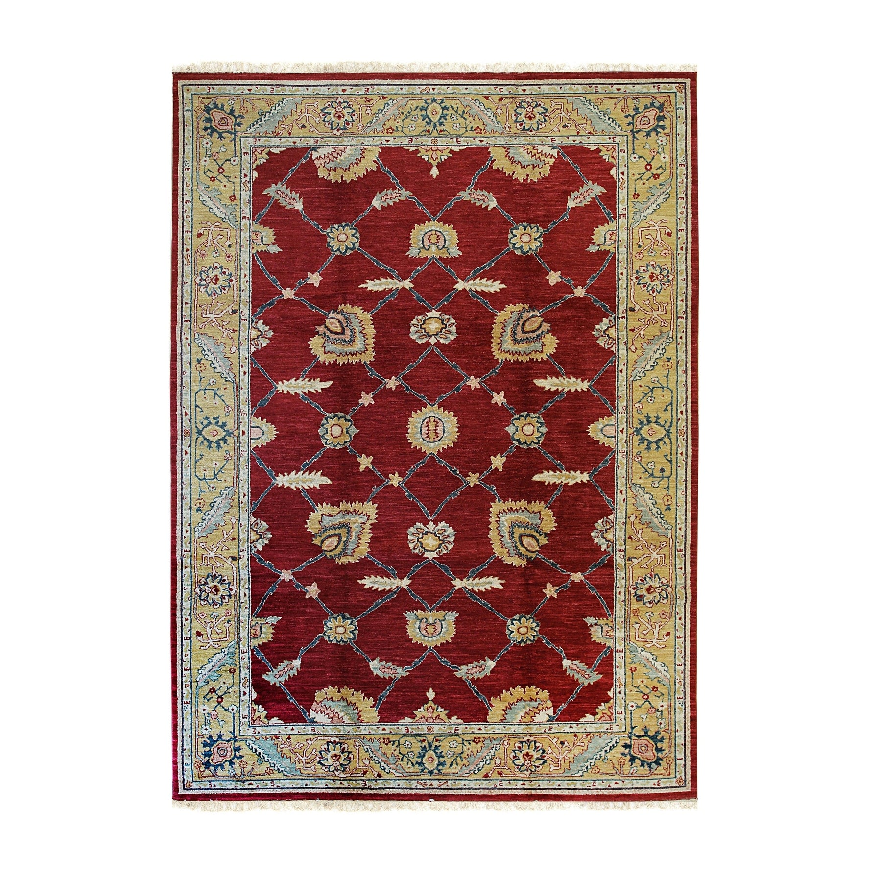 Imperial Botanical Red Oushak Rug