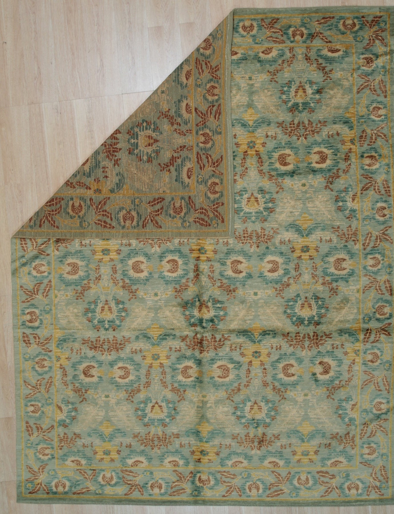 Transitional Floral Spanish Style Rug