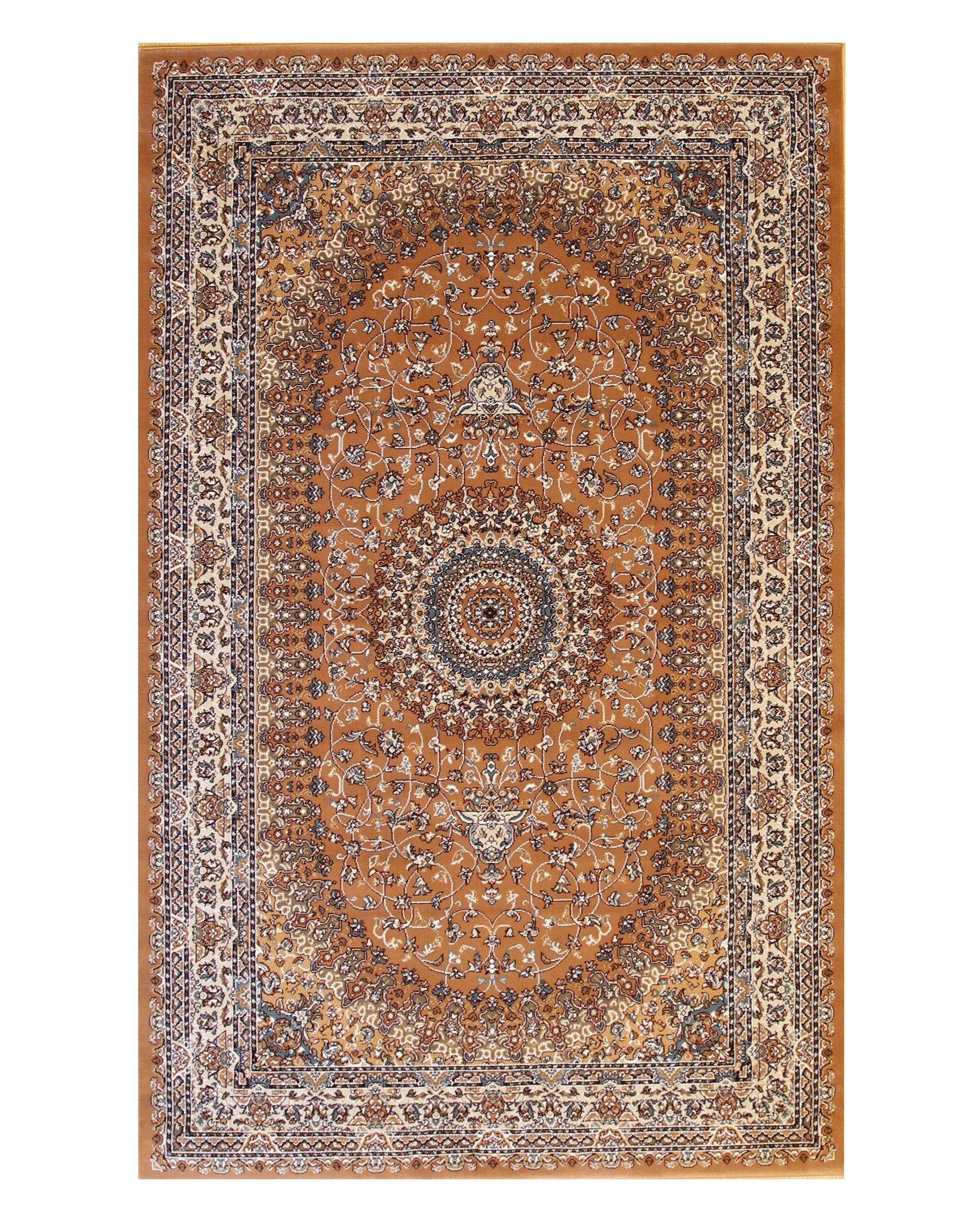 Rust Medallion Elegance Rug