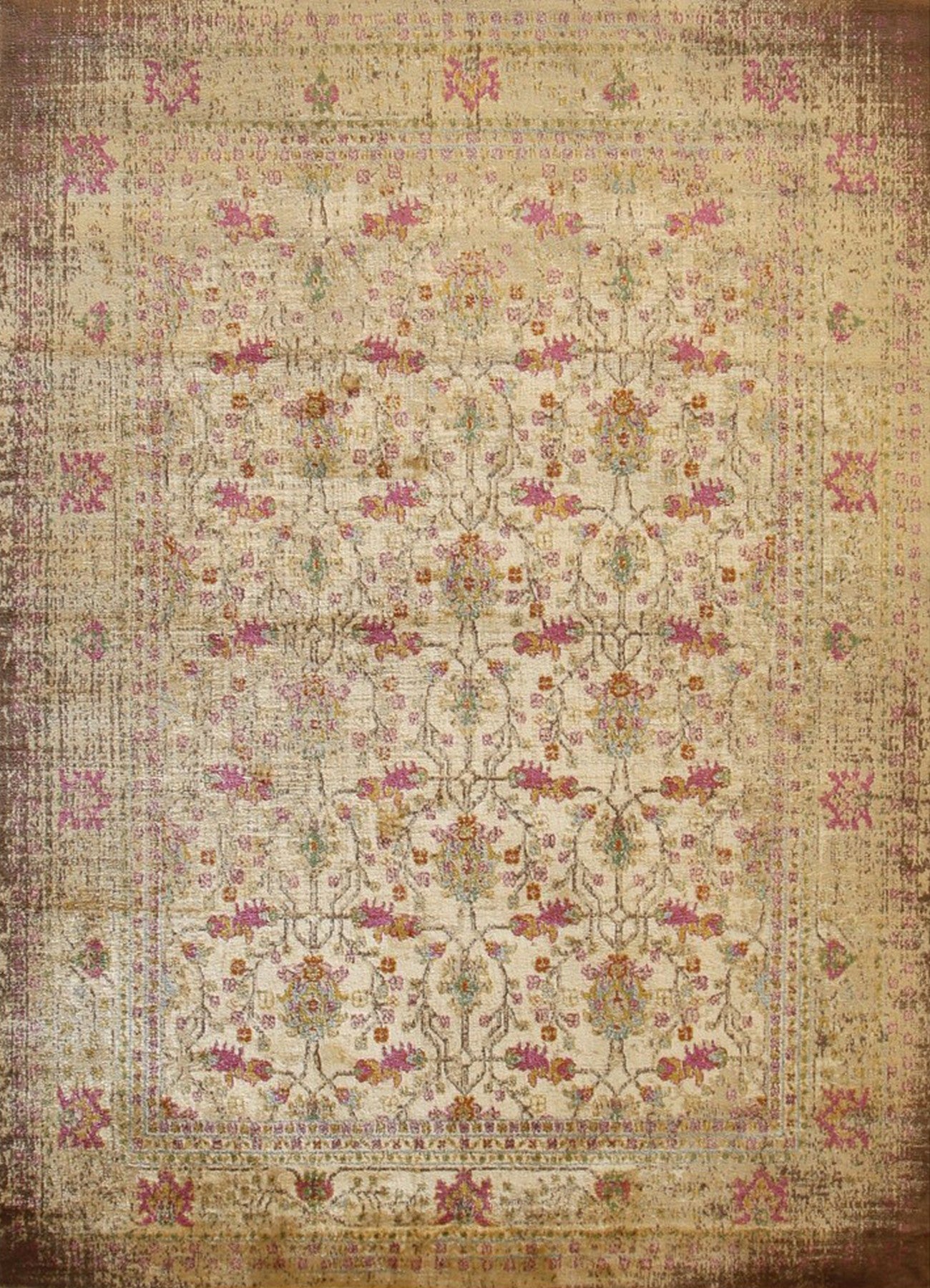 Jasmine Bohemian Floral Rug