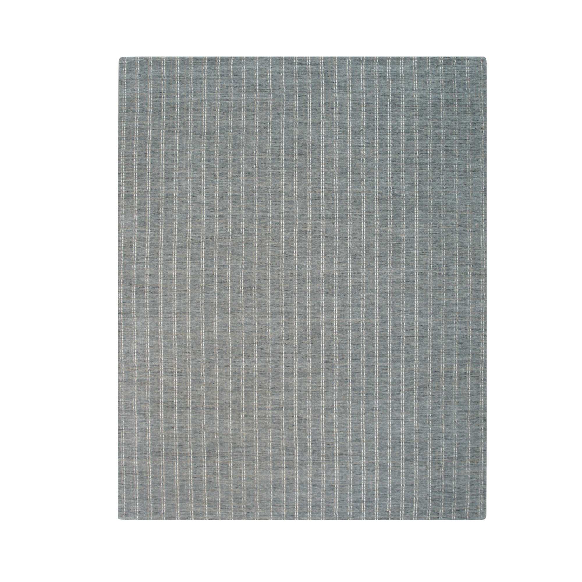 Slate Streamlined Handmade Wool Rug