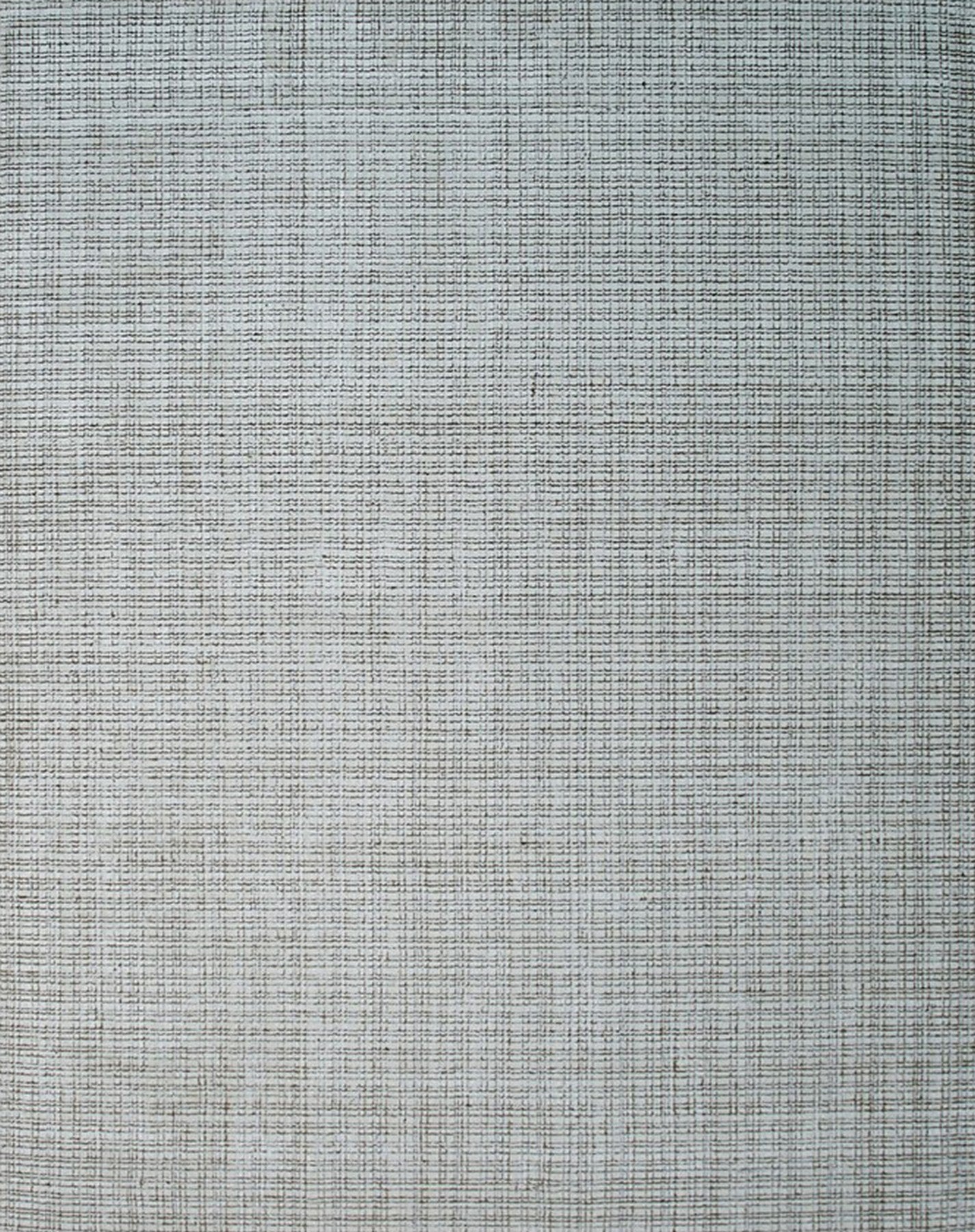 Ivory Grid Handmade Wool Rug