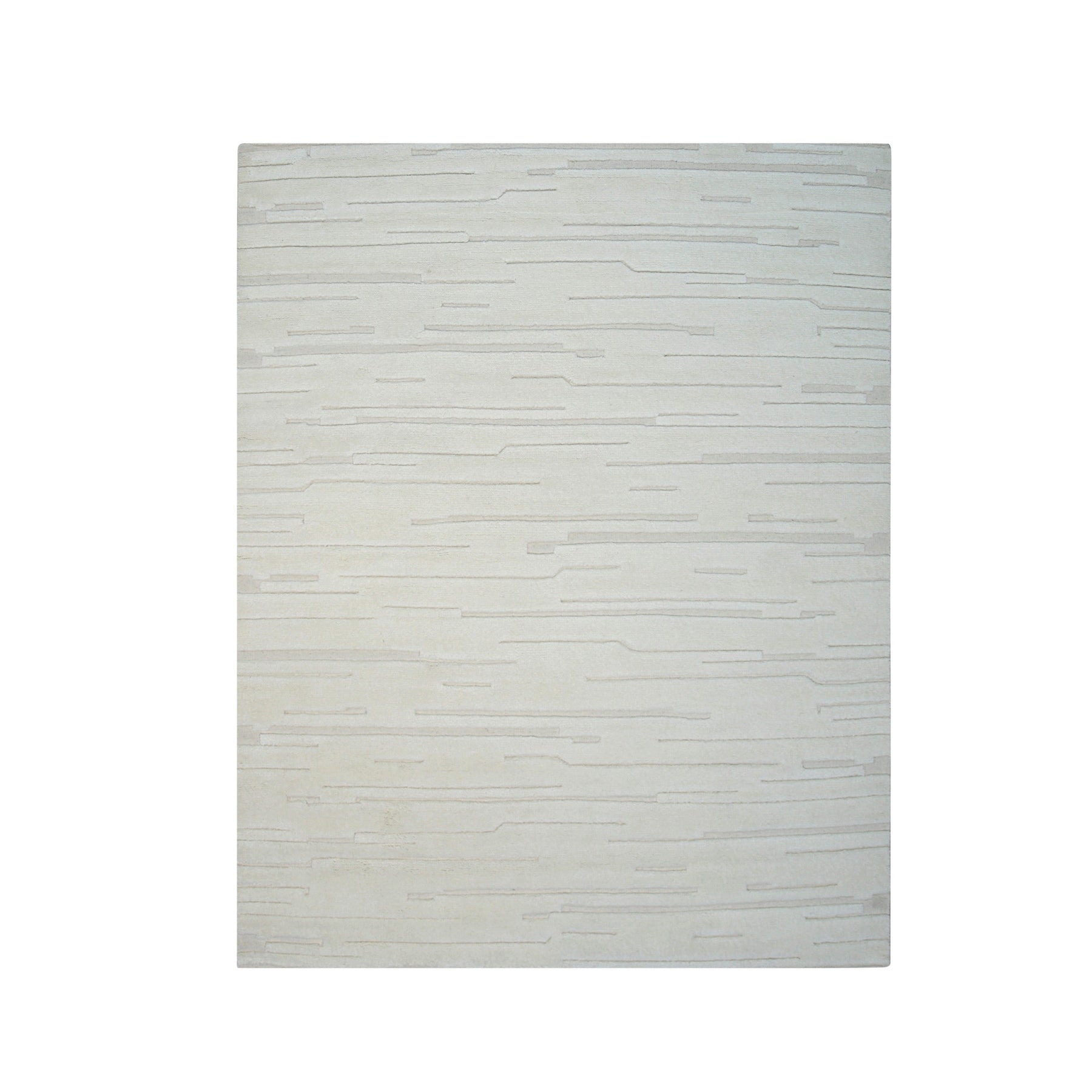 Ivory Strata Wool Rug