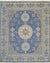 Blue Elegant Khotan Traditional Handmade Wool Masterpiece Rug