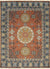 Rust Elegant Khotan Traditional Handmade Wool Masterpiece Rug